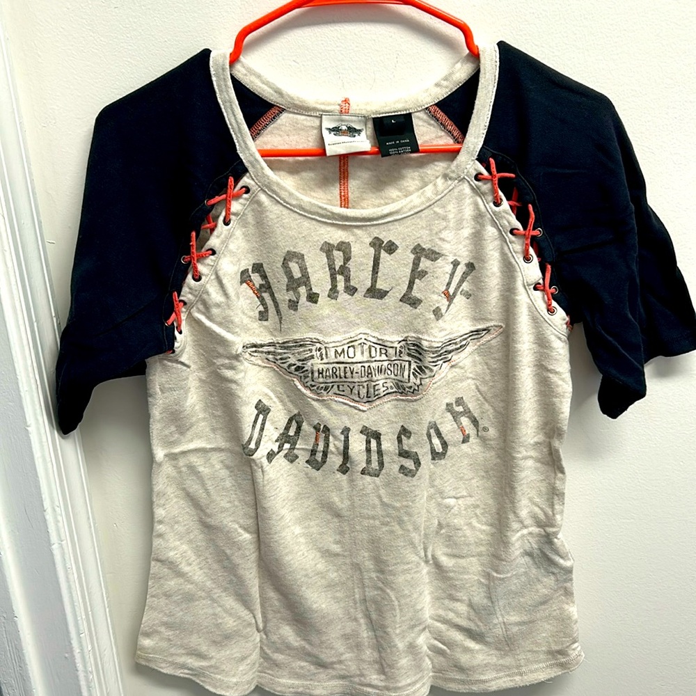 Harley Davidson laced tee